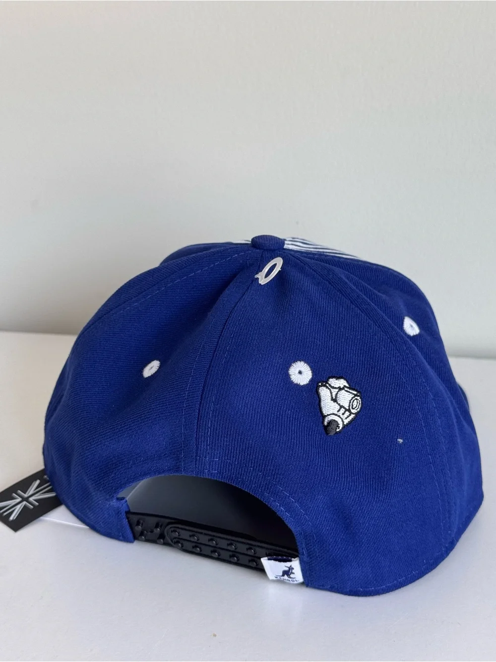 Kangol x Disney Ink Links Mickey Mouse Embroidered Snapback Baseball Cap NWT